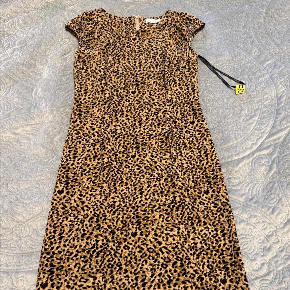 Leopard Print Dress by Calvin Klein